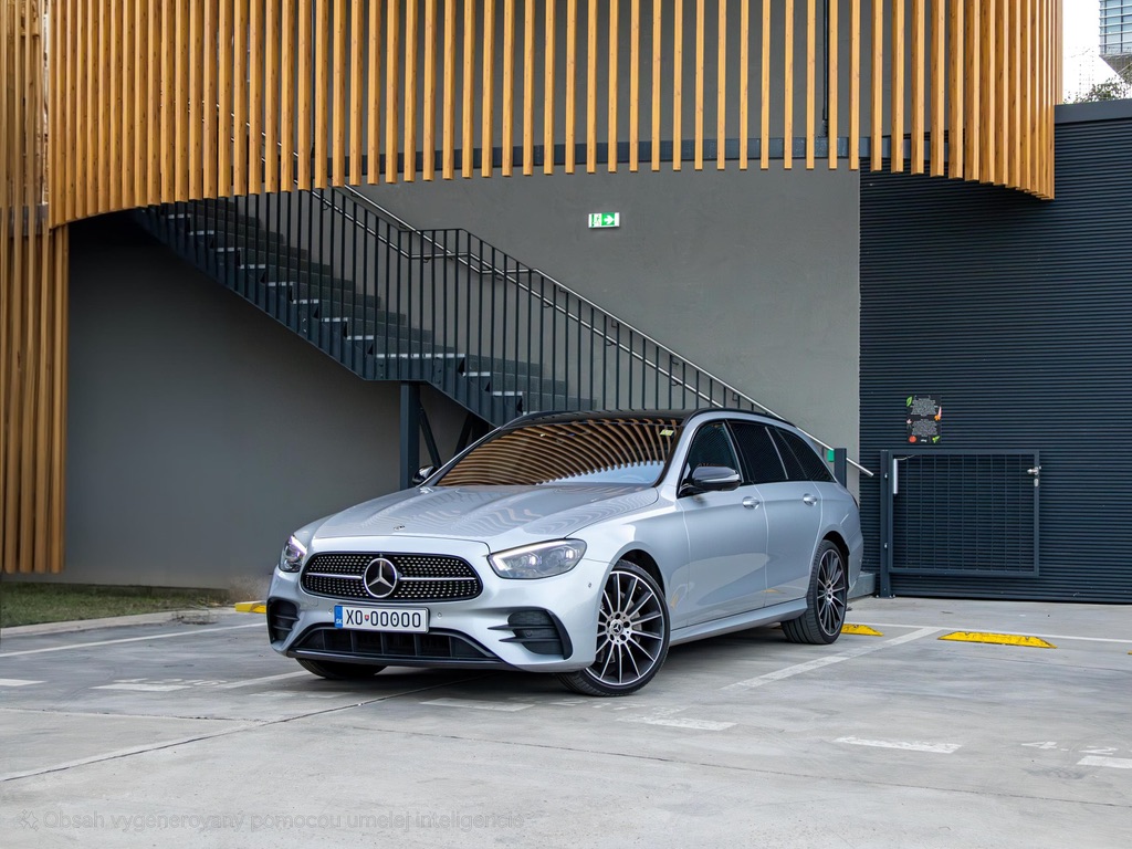 Mercedes-Benz E-Class Combi Silver - Front